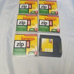 Iomega 250 MB Zip Disk SuperFloppy Portable Storage Backup For Iomega Zip Drive